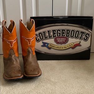 Texas Longhorn Cowboy Boots size:12 D
